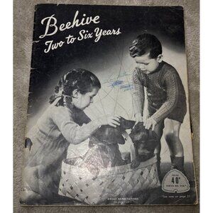 Vintage 1940s Beehive Knitting Pattern Book Two To Six Years